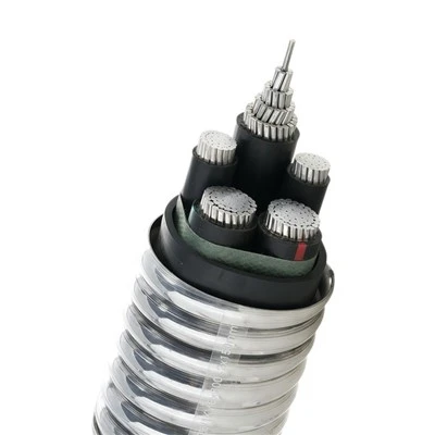 YJLHS 3*300 + 1*150mm² 0.6/1KV نایاب ارتھ ایلومینیم الائے کنڈکٹر XLPE انٹر لاکڈ بیئر آرمرڈ پاور کیبل
